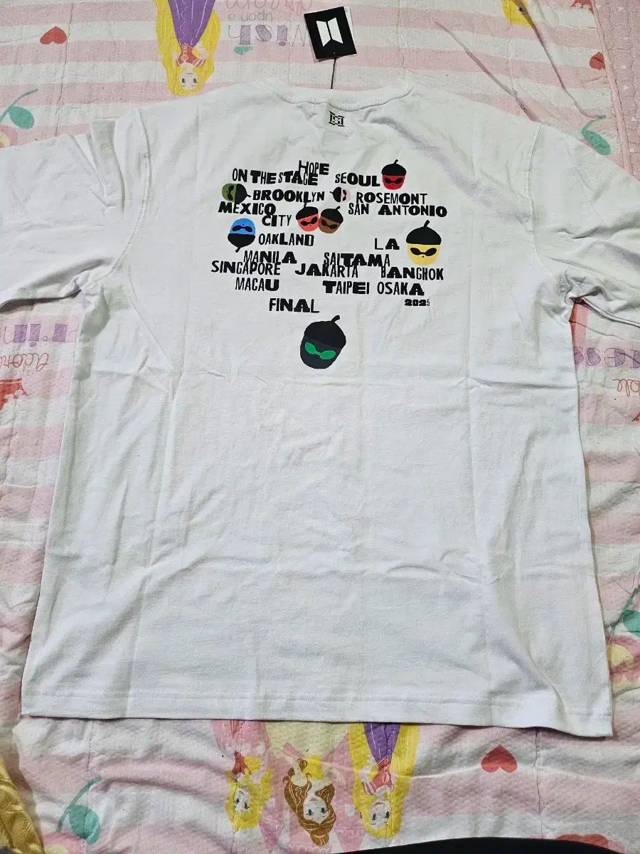 BTS ON E 白 半袖 Tシャツ J HOPE ボールキャップ 帽子 レッド