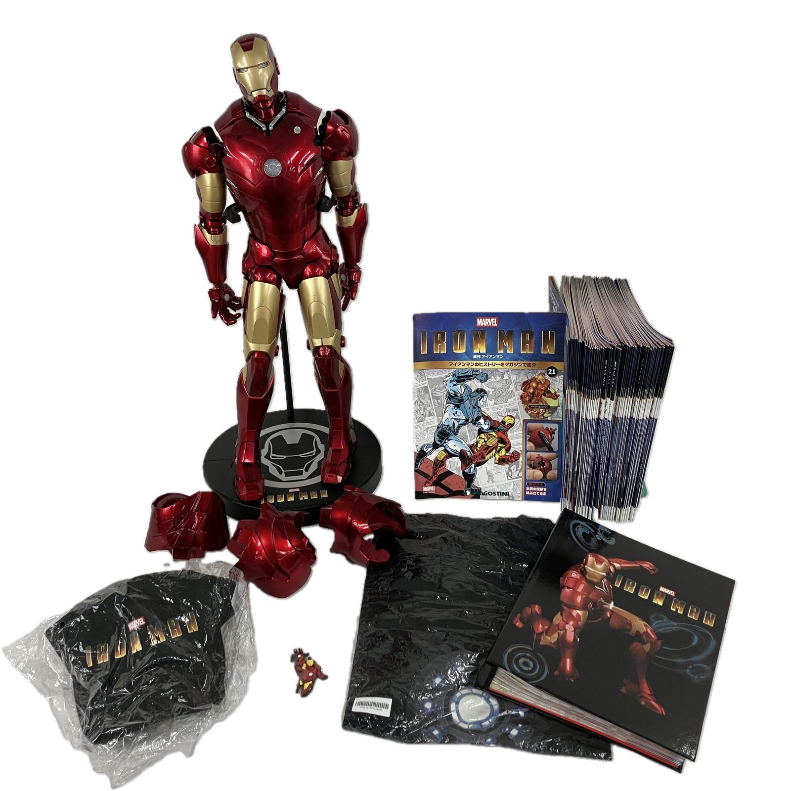 ディアゴスティーニ 週間 アイアンマン ビックスケール フィギュア マーベル 組立品