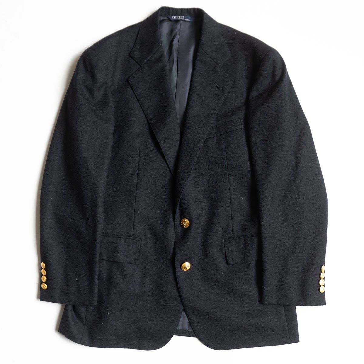 最高級品】POLO RALPH LAUREN【テーラードジャケット /紺ブレ】180 金