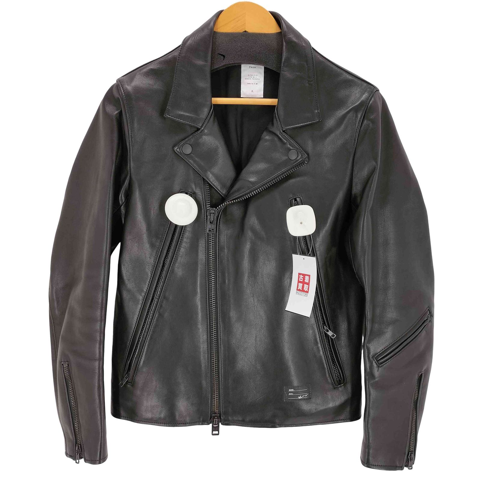 ネーム Name. HORSE HIDE JACKET ダブルライダースジャケット メンズ JPN 0
