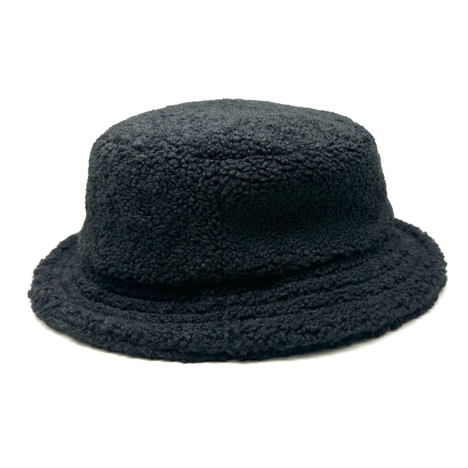 楠本質店 元住吉 ヴィヴィアンウエストウッド Vivienne Westwood ボア バケットハット ブラック メンズ VA-99144 ポリエステル フリーサイズ サイズ調整 マジックテープ式