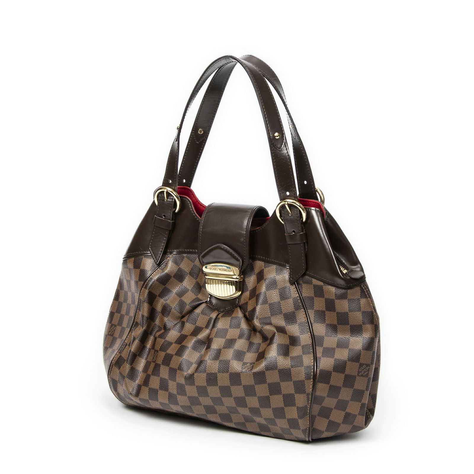 LOUIS VUITTON ルイヴィトンシスティーナ茶色ダミエ エベヌA