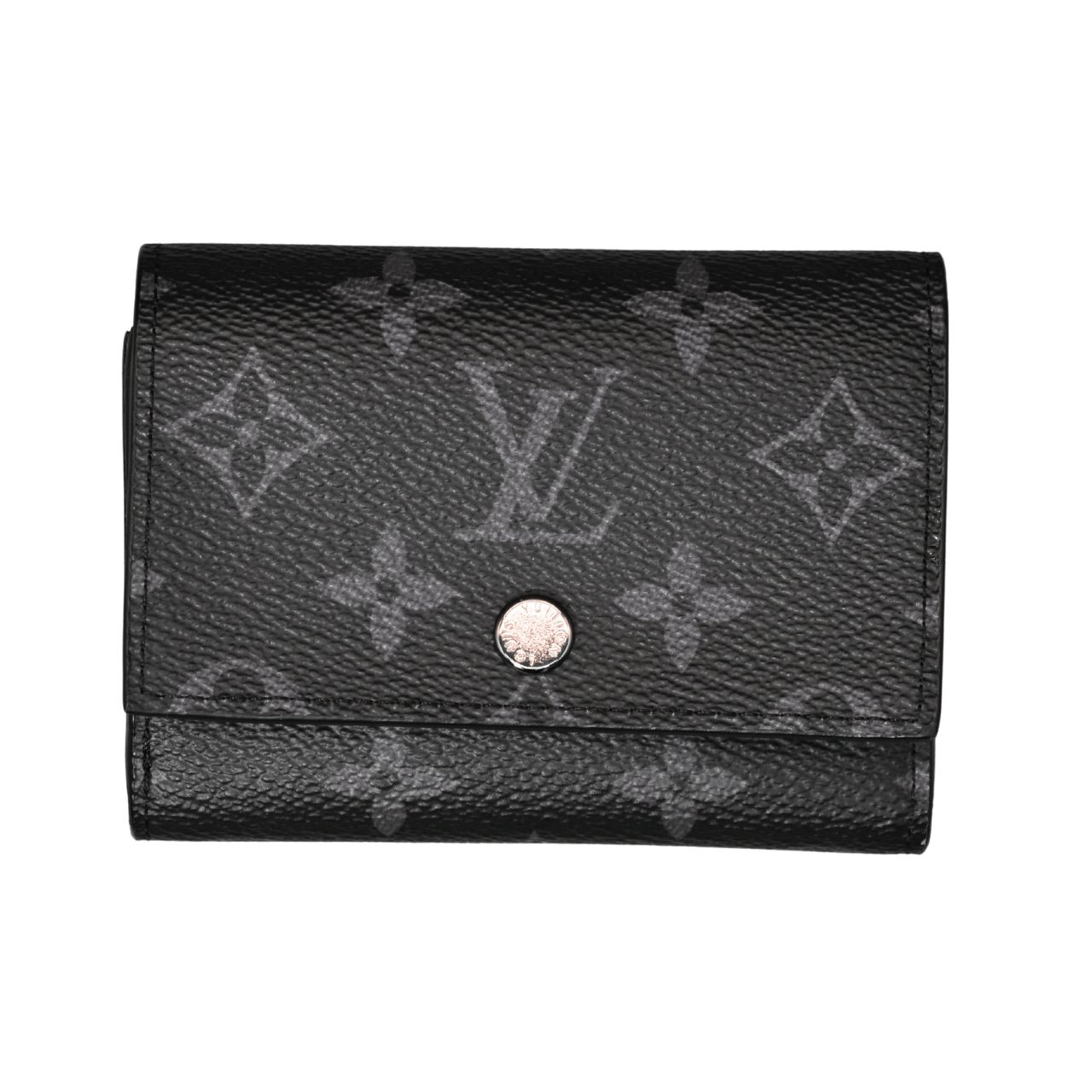 LOUIS VUITTON ルイヴィトン エクリプス ヴィクターウォレット 三つ折り財布 コンパクトウォレット ブラック M12598 22408