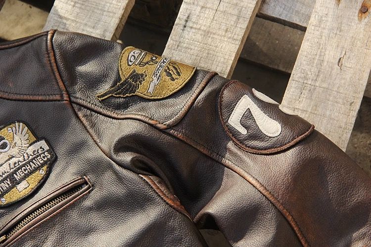 短丈デザイン 真皮アウター