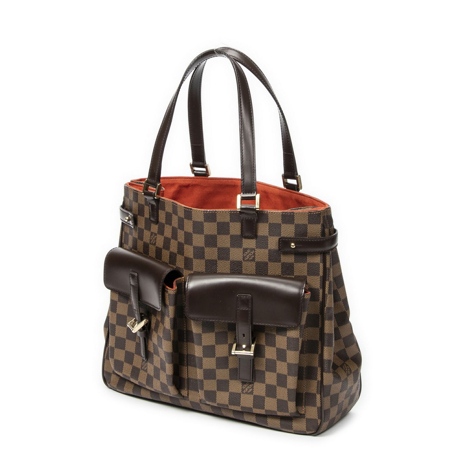 LOUIS VUITTON ルイヴィトンユゼス茶色ダミエ エベヌA