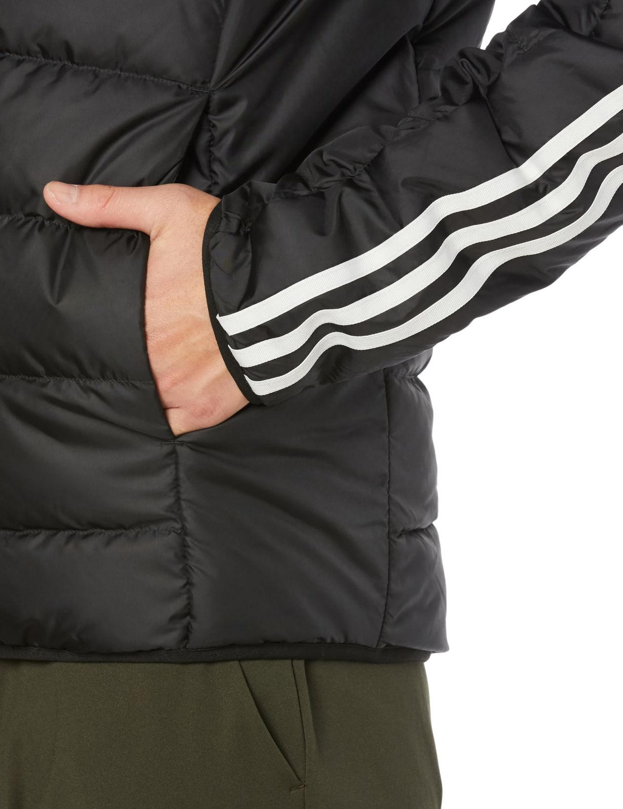  アディダス ダウン エッセンシャルズ 3ストライプス ライトダウンジャケット MKW 50 メンズ ブラック HZ 4431 J M その他 時計