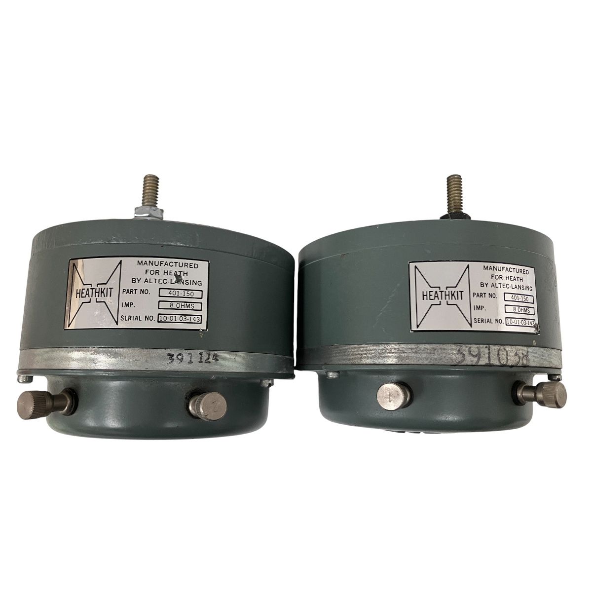 ALTEC HEATHKIT 401-150 412C相当 12インチ 同軸 スピーカーユニット ペア アルテック ヒースキット ヴィンテージ O10260967