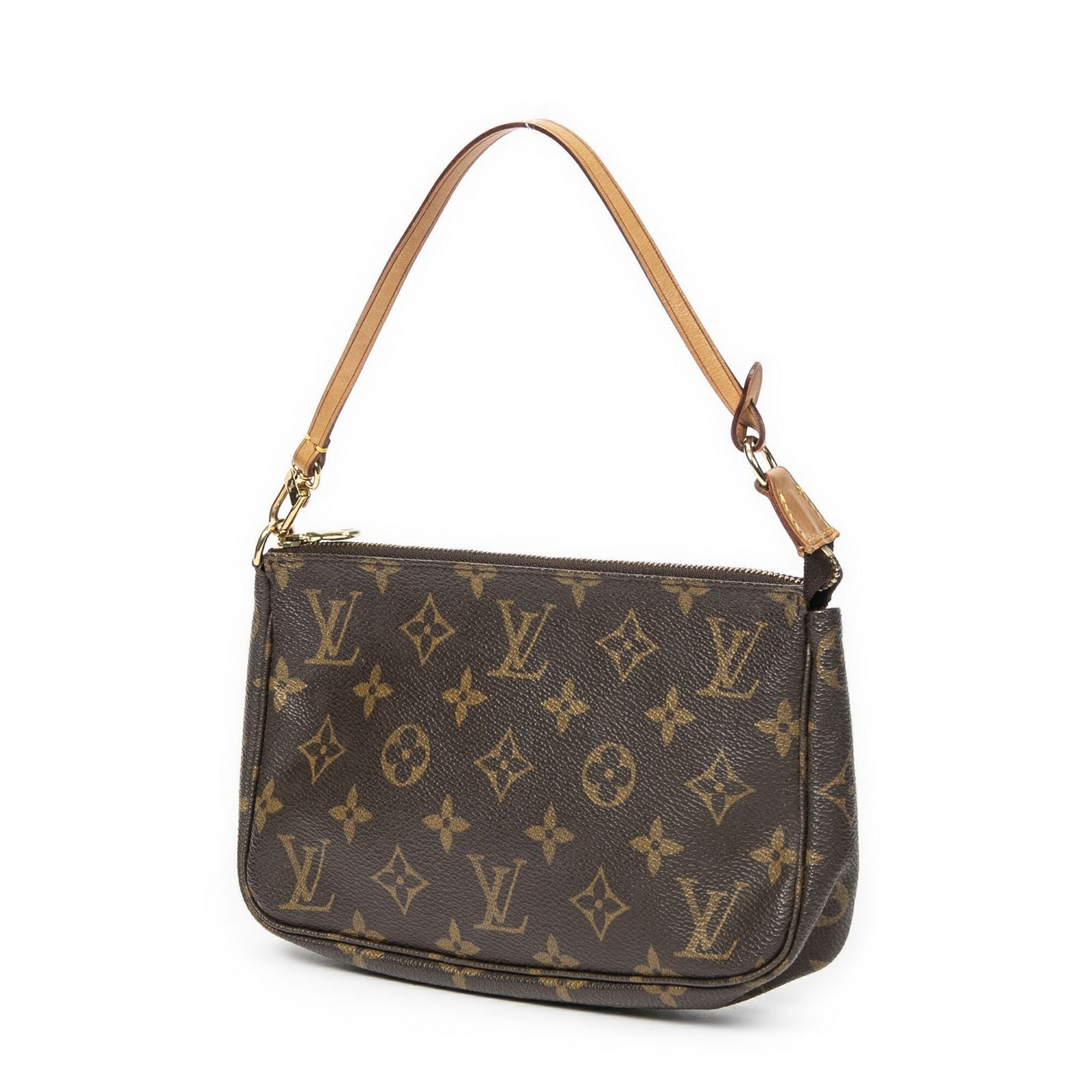 LOUIS VUITTON ルイヴィトンポシェット 茶色モノグラムキャンバスA