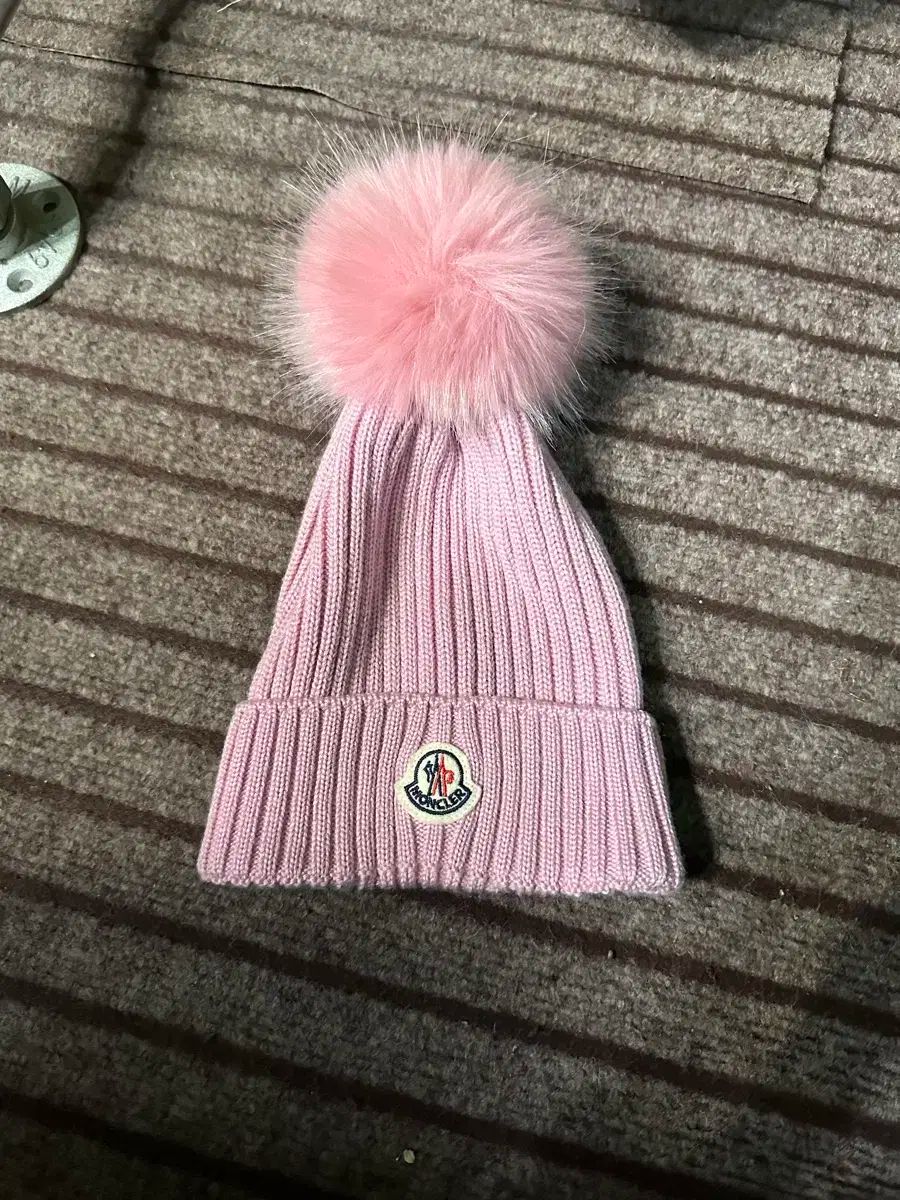 MONCLER モンクレール キッズ ポンポン ビーニー M ピンク