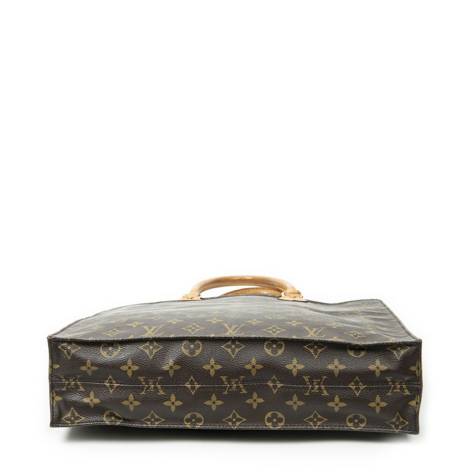 ルイヴィトンサックプラット茶色モノグラムキャンバスAB