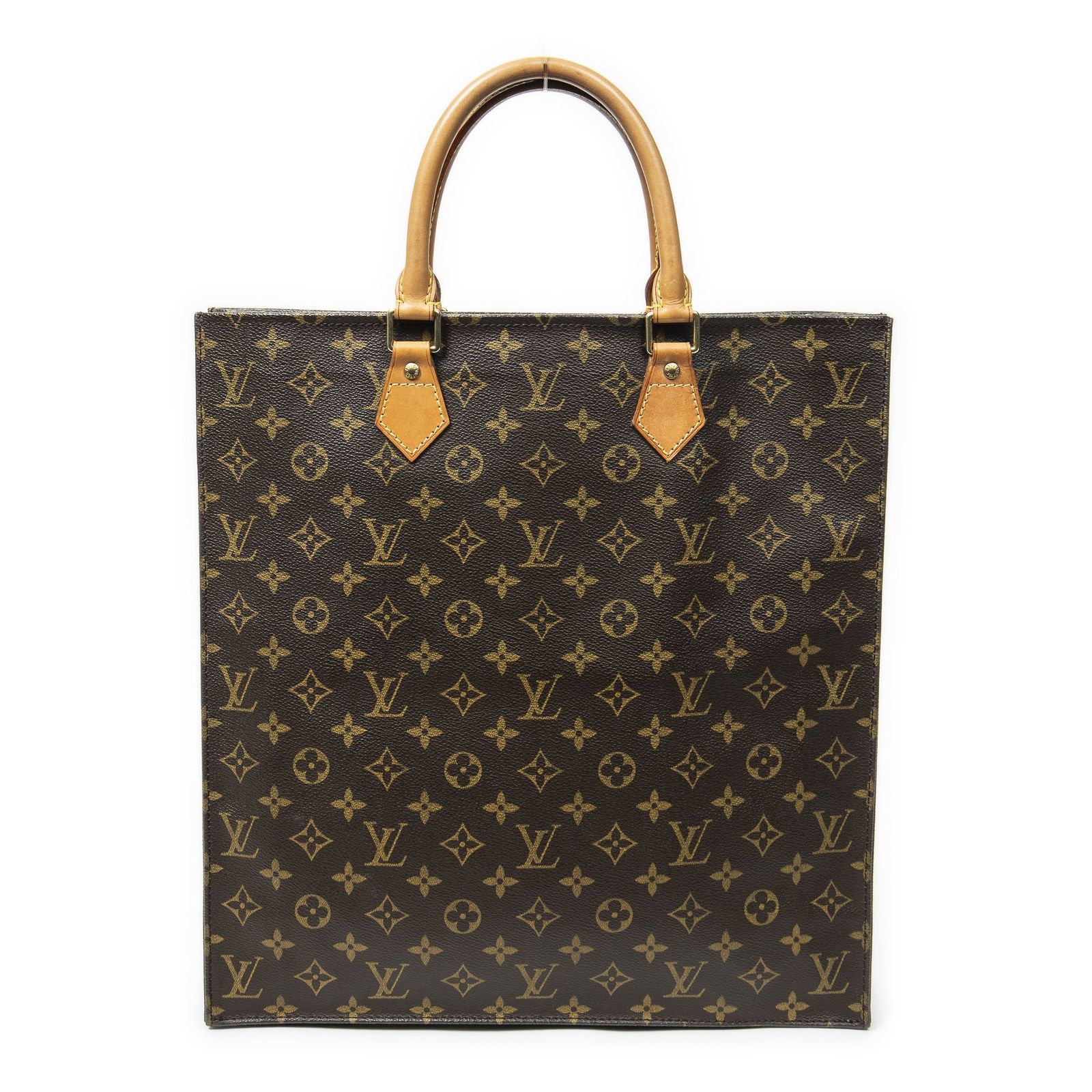  LOUIS VUITTON ルイヴィトンサックプラット茶色モノグラムキャンバスAB その他 バッグ