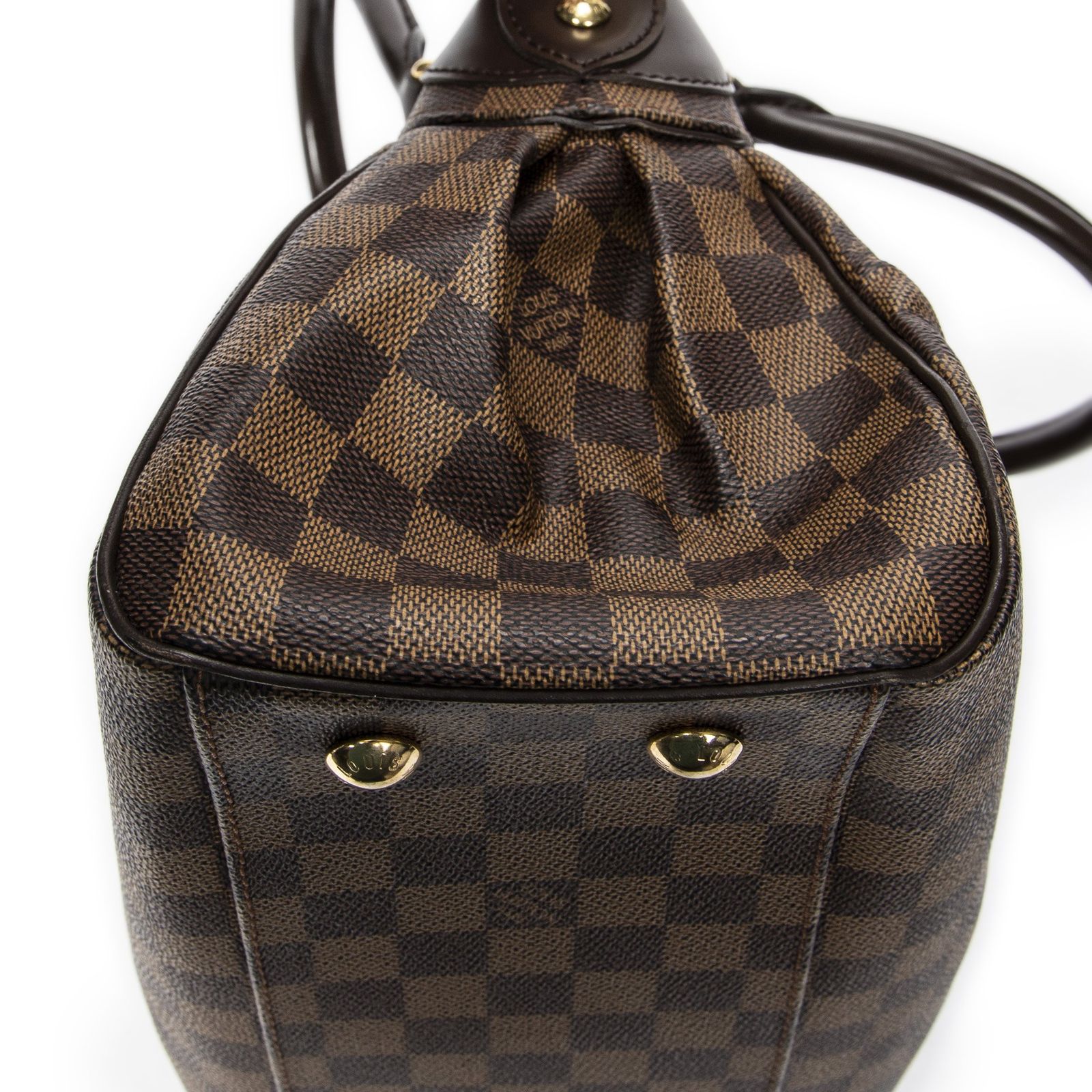 VUITTON ルイヴィトントレビ茶色ダミエ