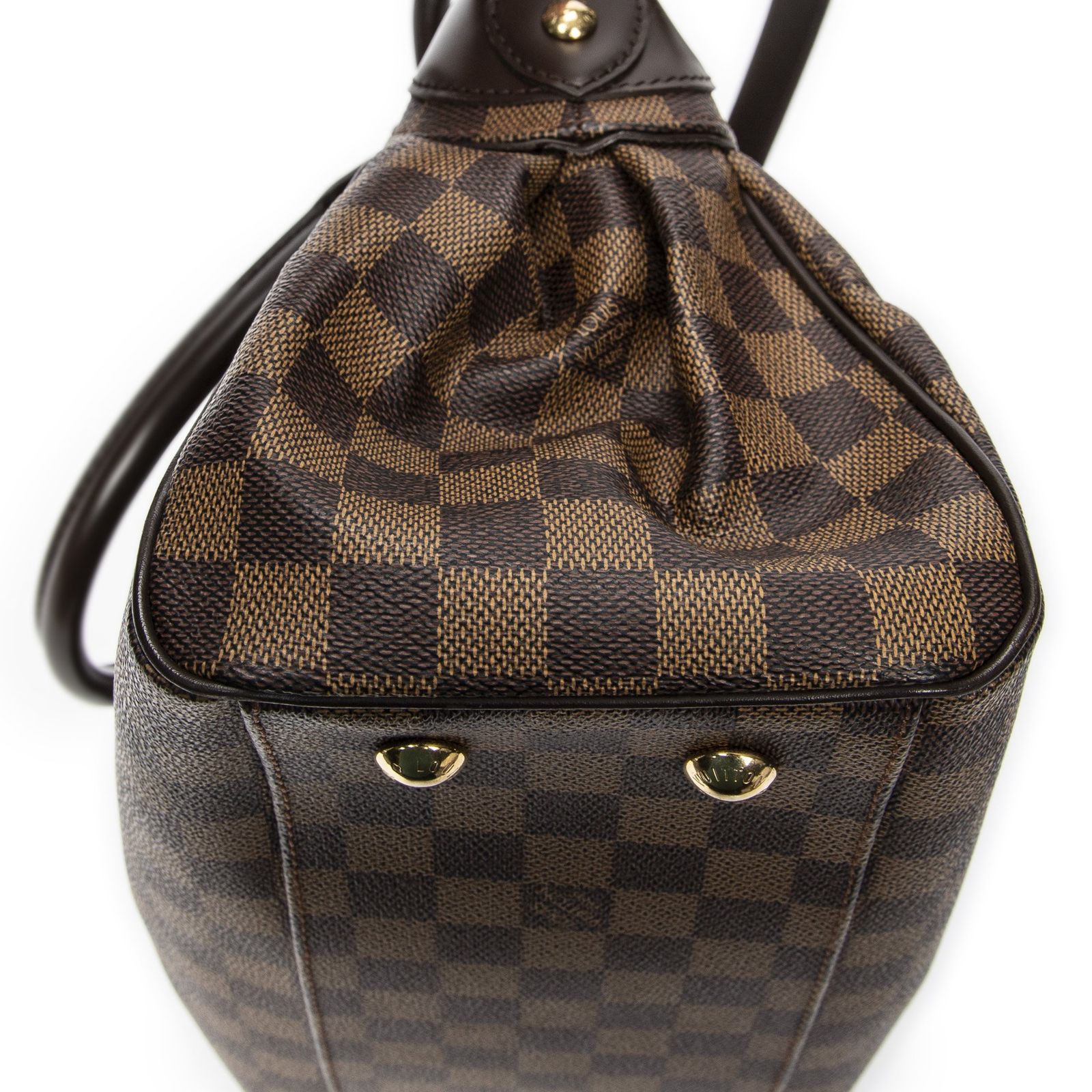 VUITTON ルイヴィトントレビ茶色ダミエ