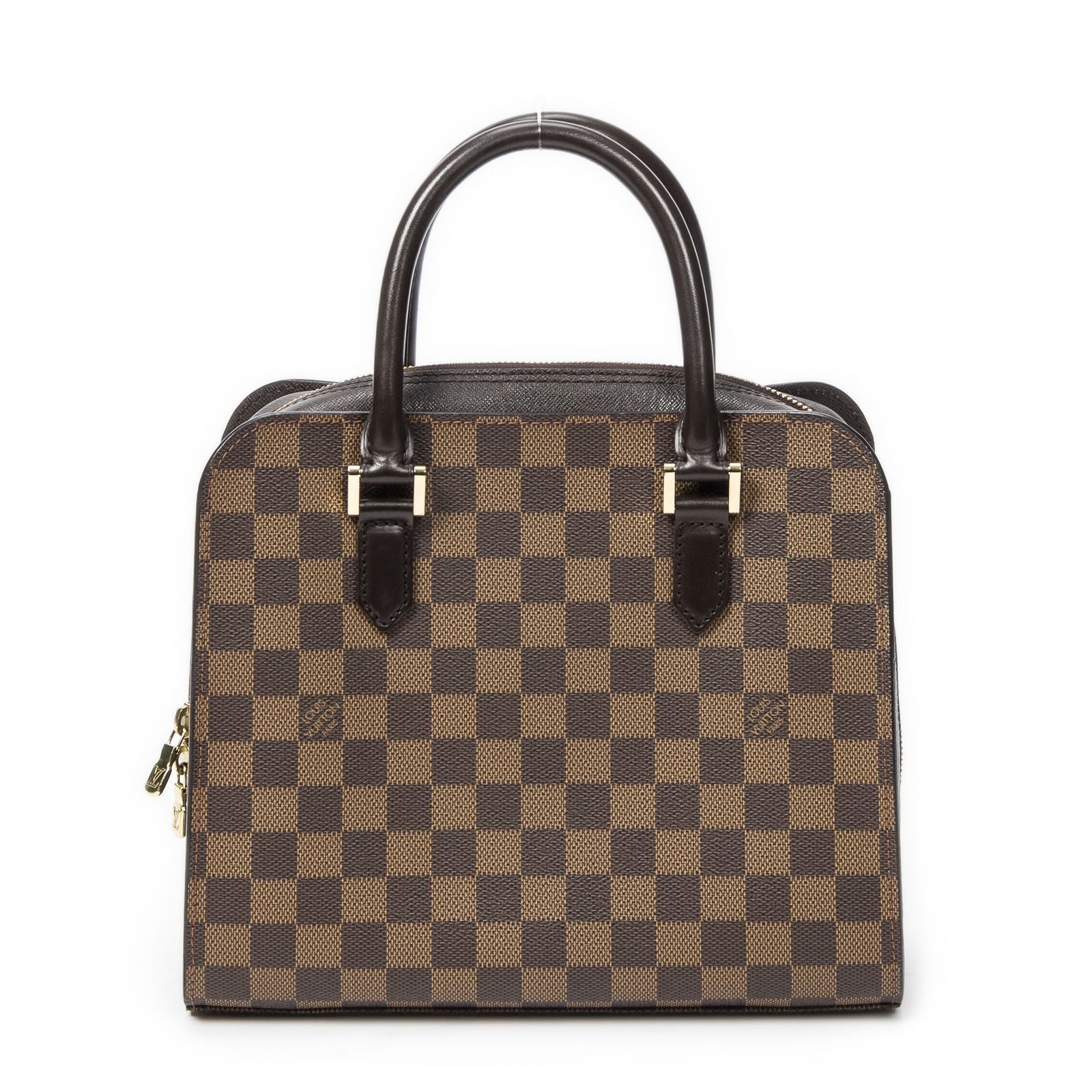 ルイヴィトントリアナ茶色ダミエ エベヌA