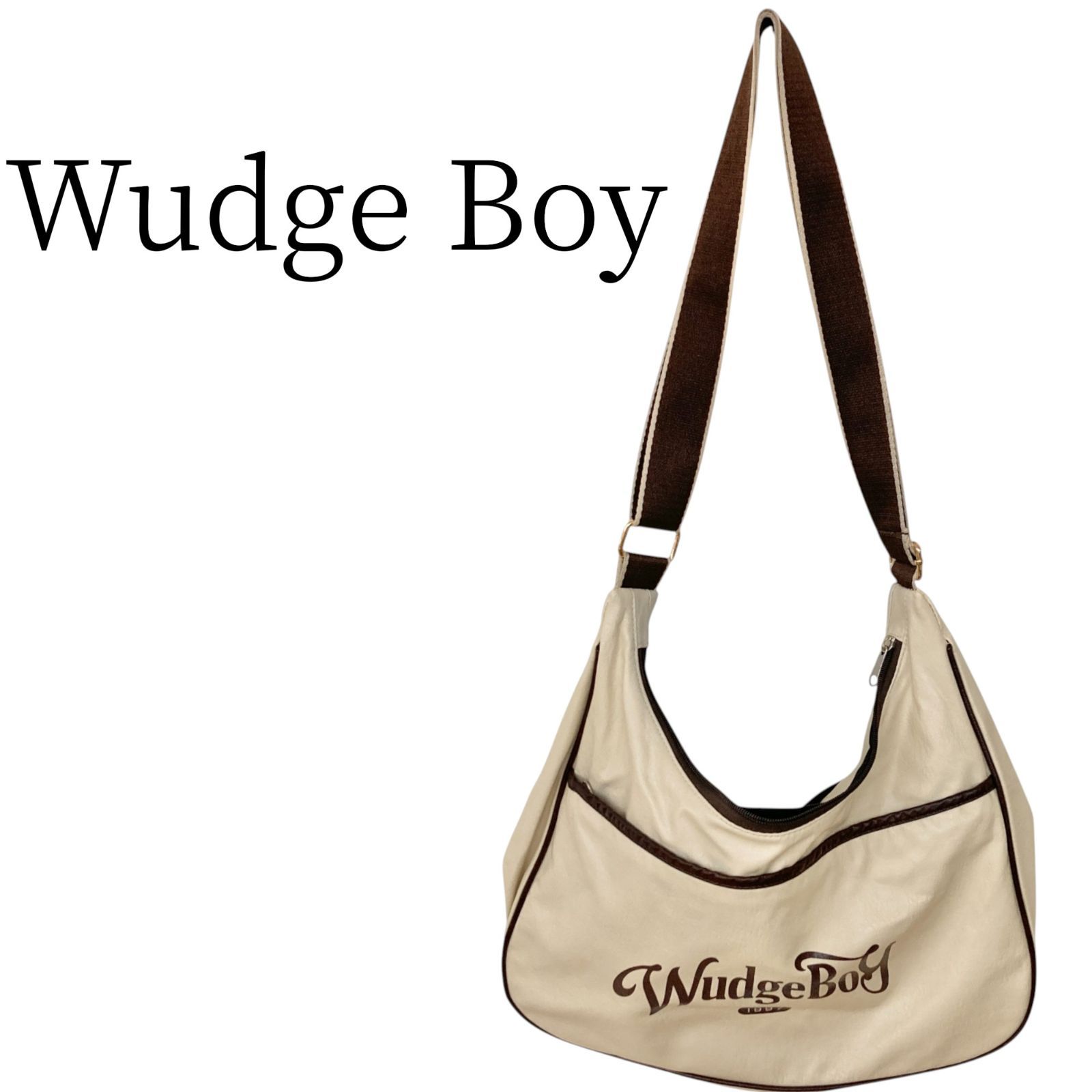 Wudge Boy ワッジボーイ ベージュ ショルダーバッグ HMR082-31 - メルカリ