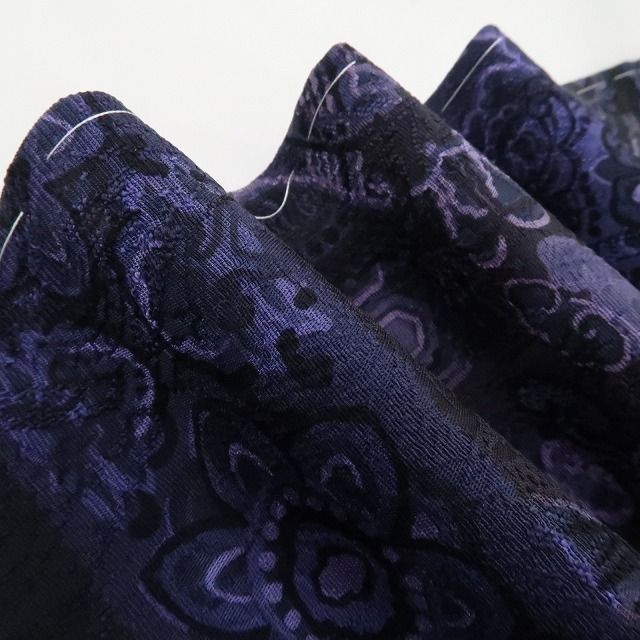 ❁tomihisa❁ 前田仁仙 落款 更紗 着物 正絹 仕付け糸付 光と影 独自の色を操り どこか不思議に薫る仁仙更紗 付下げ訪問着 5201