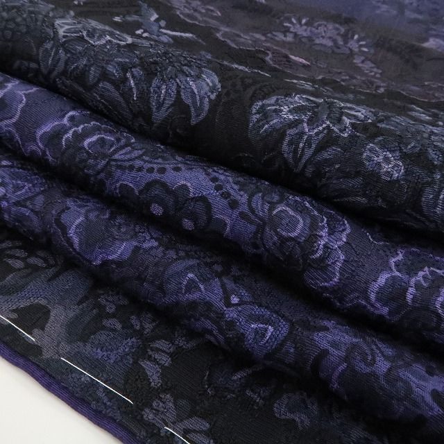  ❁tomihisa❁ 前田仁仙 落款 更紗 着物 正絹 仕付け糸付 光と影 独自の色を操り どこか不思議に薫る仁仙更紗 付下げ訪問着 5201 訪問着 付け下げ 着物