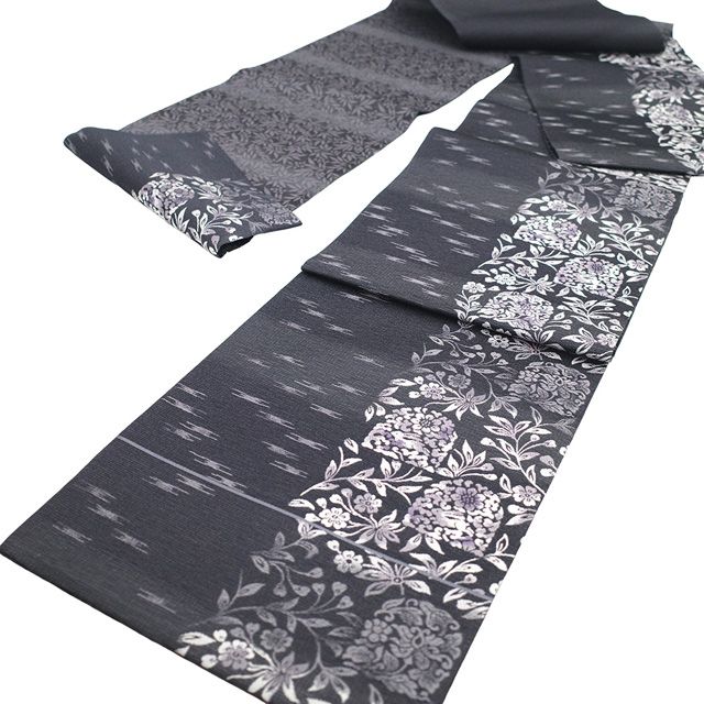 【新品】西陣織 正絹全通袋帯 御仕立て上がり 格子市松 黒紫 新品】西陣織 正絹全通袋帯 御仕立て上がり 格子市松 黒紫 新品