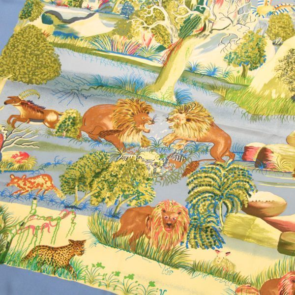  エルメス HERMES カレ90 Nuba Mountain ヌバマウンテン シルク100％ 72266 バンダナ スカーフ 小物