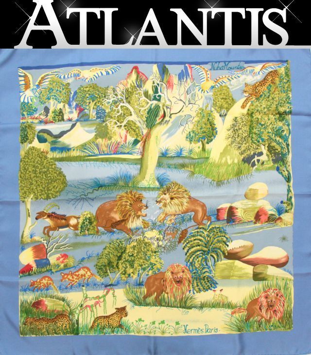 エルメス HERMES カレ90 Nuba Mountain ヌバマウンテン シルク100％ 72266