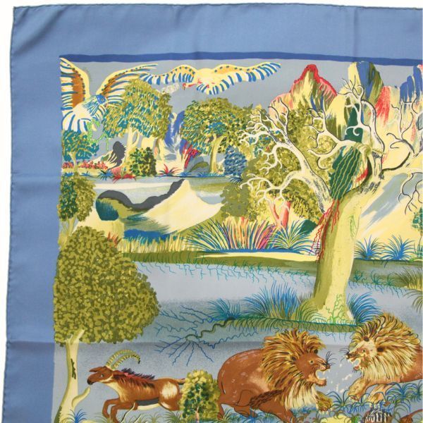 エルメス HERMES カレ90 Nuba Mountain ヌバマウンテン シルク100％ 72266