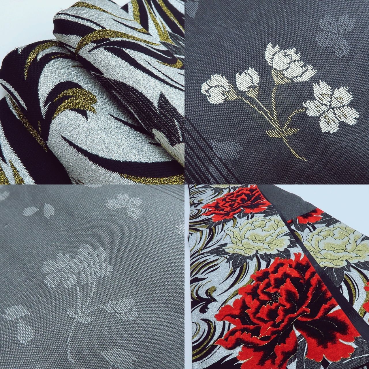 牡丹 振袖用袋帯