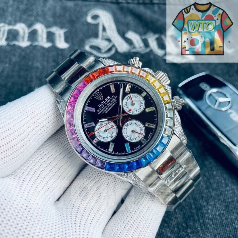 Rolex WTO通販 ロレックス レインボー デイトナ シリーズ腕時計 在庫 優惠価格-WTO店名をご ください-WTO輸入-NFV48