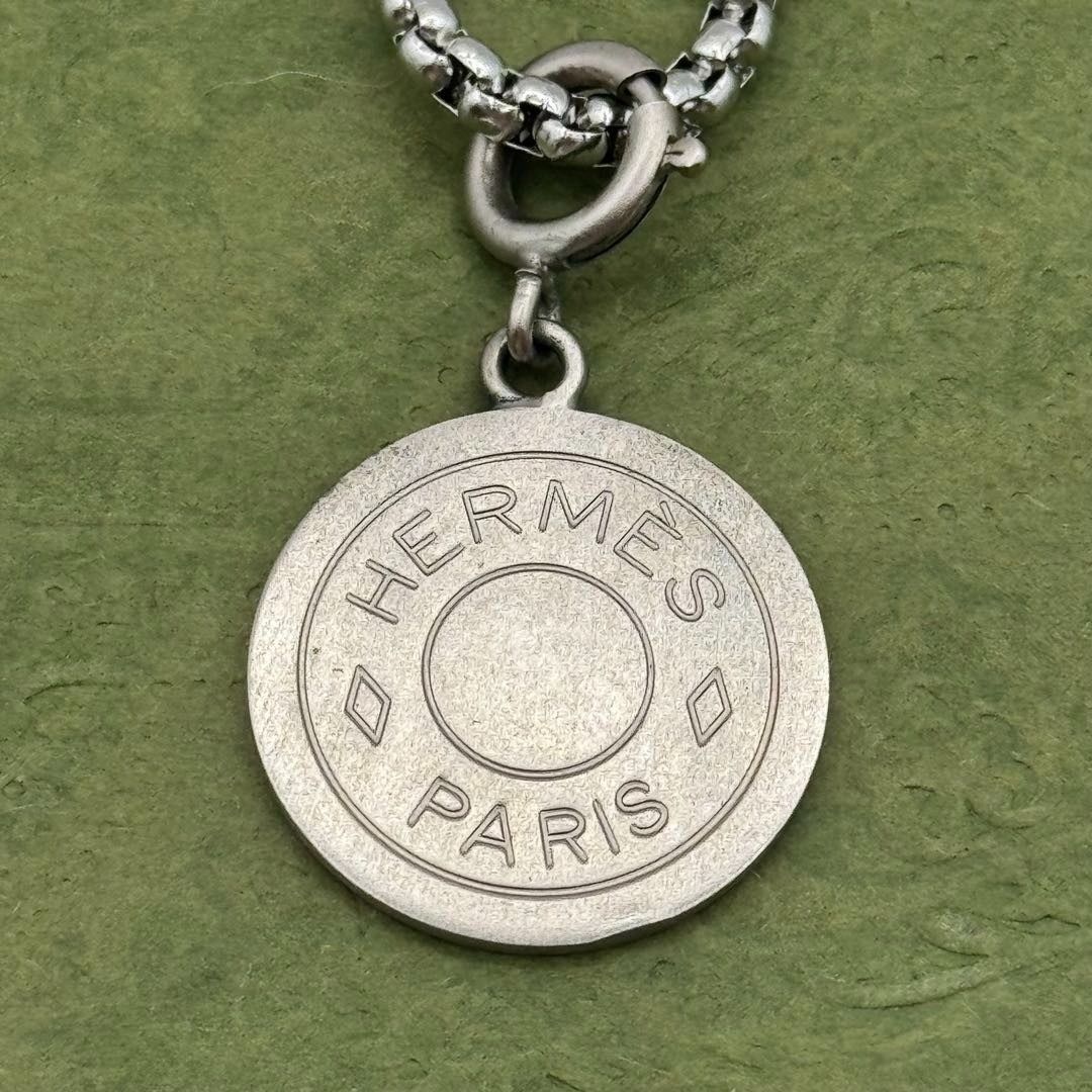 HERMES セール セリエ シルバー ネックレス ペンダントトップ チャーム