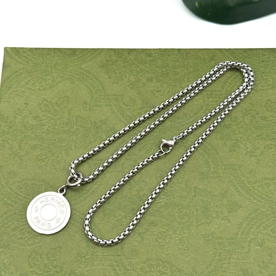 HERMES セール セリエ シルバー ネックレス ペンダントトップ チャーム