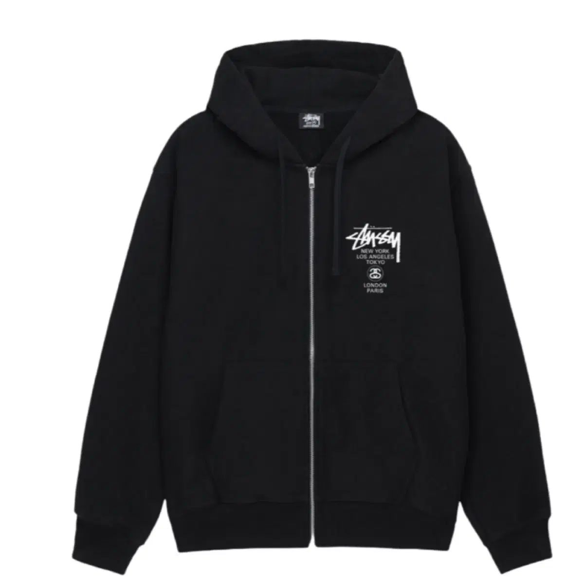 STUSSY ステューシー ワールドツアー フーディージップアップ