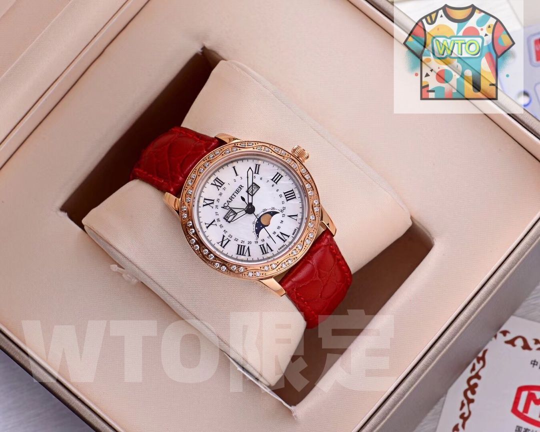 WTO通販 CARTIER 月相マルチファンクション 女性用腕時計-WTO店名をご ください-WTO輸入-CEY82