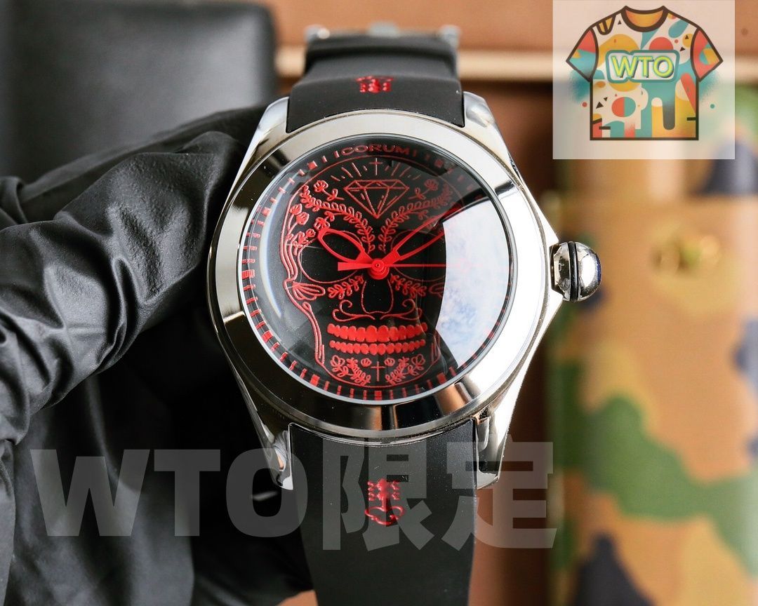 CORUM コルム バブル クラウン メンズ腕時計 46mm｜ユニークデザイン×機械式｜実物撮影 -WTO店名をご ください-WTO輸入-LAF89