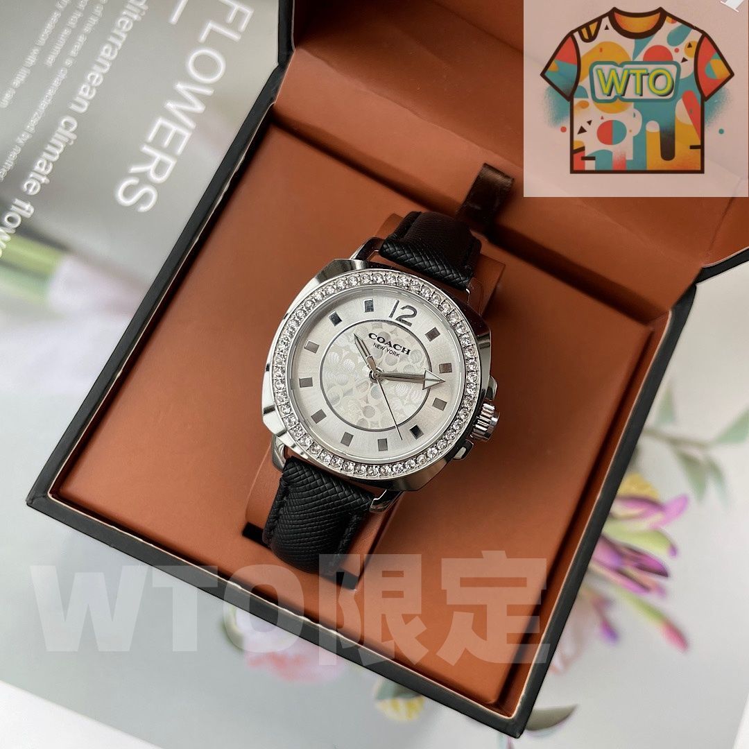 COACH コーチ レディース腕時計 36 mm スワロフスキークリスタル クオーツ WTO通販 WTO店名をご ください WTO輸入 OOI 05