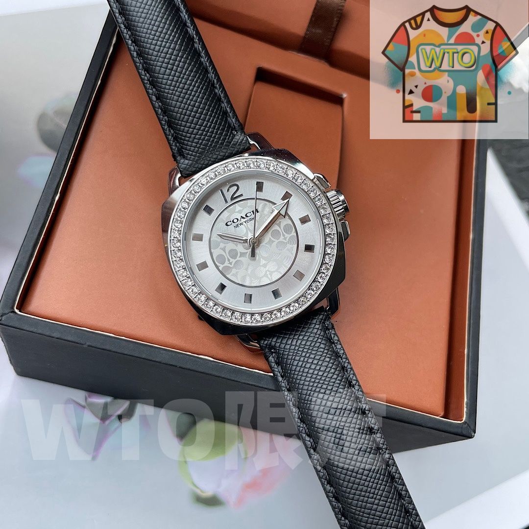  COACH コーチ レディース腕時計 36 mm スワロフスキークリスタル クオーツ WTO通販 WTO店名をご ください WTO輸入 OOI 05 自動巻き時計 腕時計(アナログ)