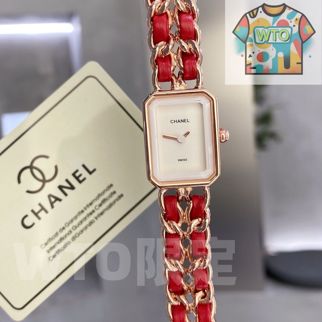 CHANEL シャネル プレミエール レディース腕時計 26.1x20mm|スクエアデザイン×レザー|WTO通販 -WTO店名をご ください-WTO輸入-ETR78