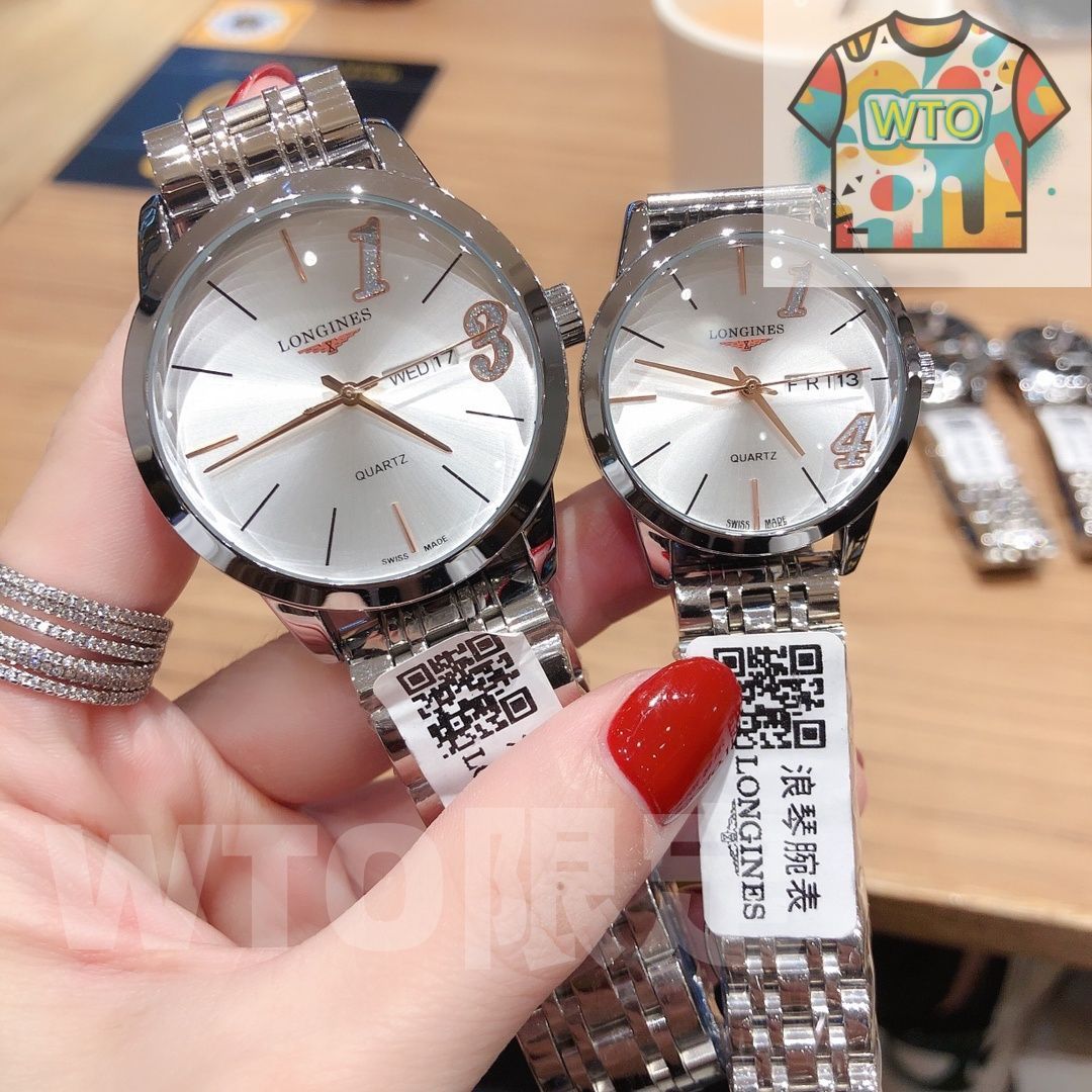 WTO通販 カップルウォッチ WTO店名をご ください WTO輸入 JJQ 54