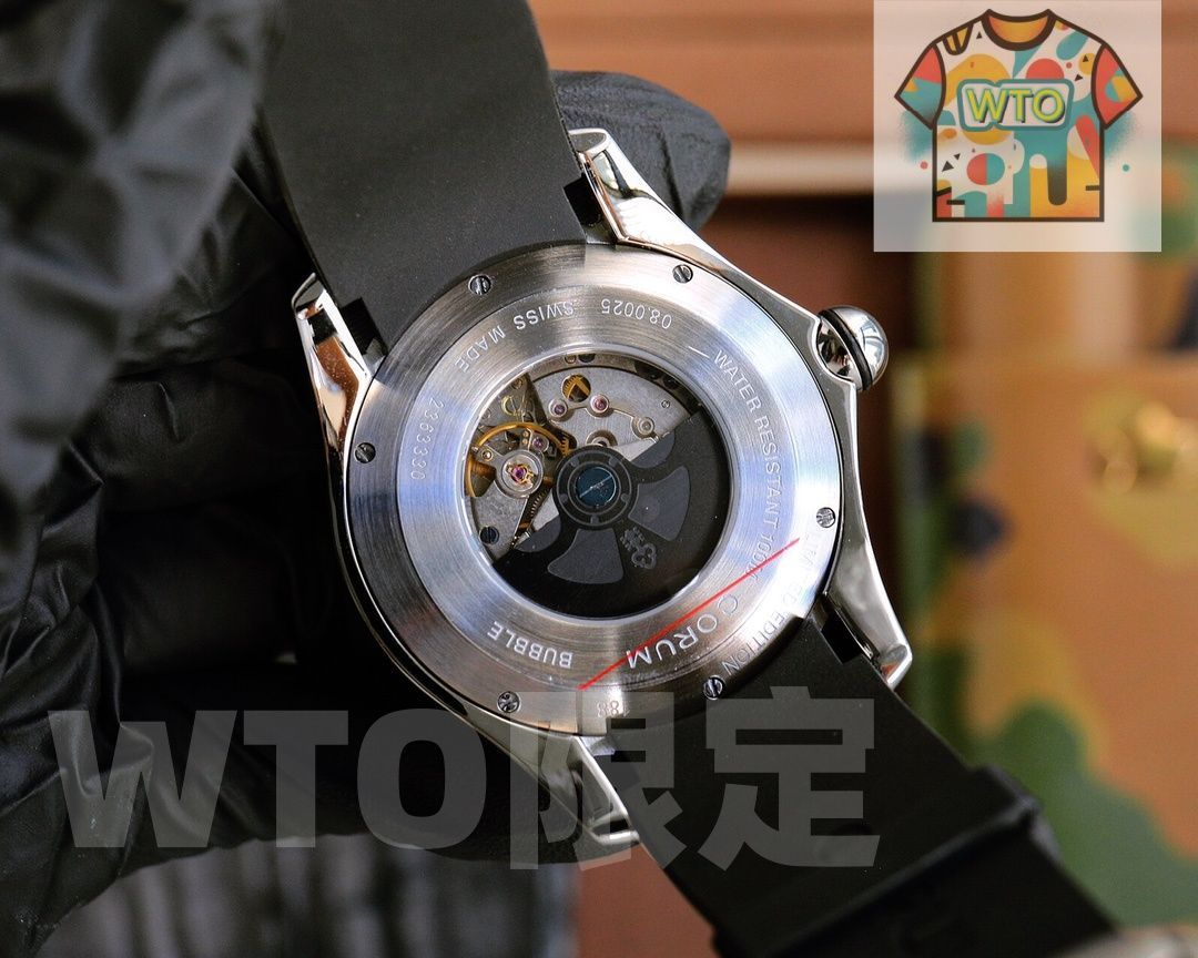  CORUM コルム バブル ビッグバブル メンズ腕時計 47 mm 自動巻き機械式 スフィアガラス WTO通販 WTO店名をご ください WTO輸入 FWR 17 自動巻き時計 腕時計(アナログ)