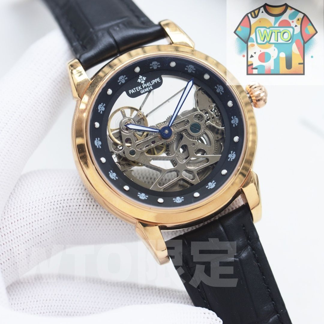 PATEK パテック フィリップ メンズウォッチ 42 mm 自動巻き機械式 本革ベルト WTO店名をご ください WTO輸入 SVJ 72