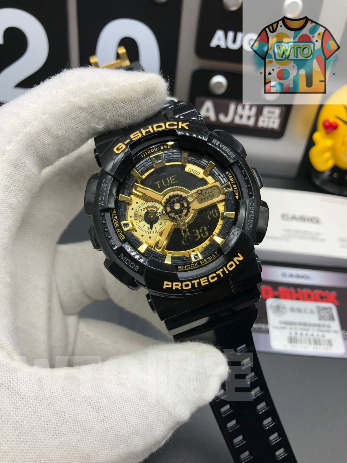  WTO通販 GA 110 ライトアップ カシオ G SHOCK WTO店名をご ください WTO輸入 MJO 22 自動巻き時計 腕時計(アナログ)