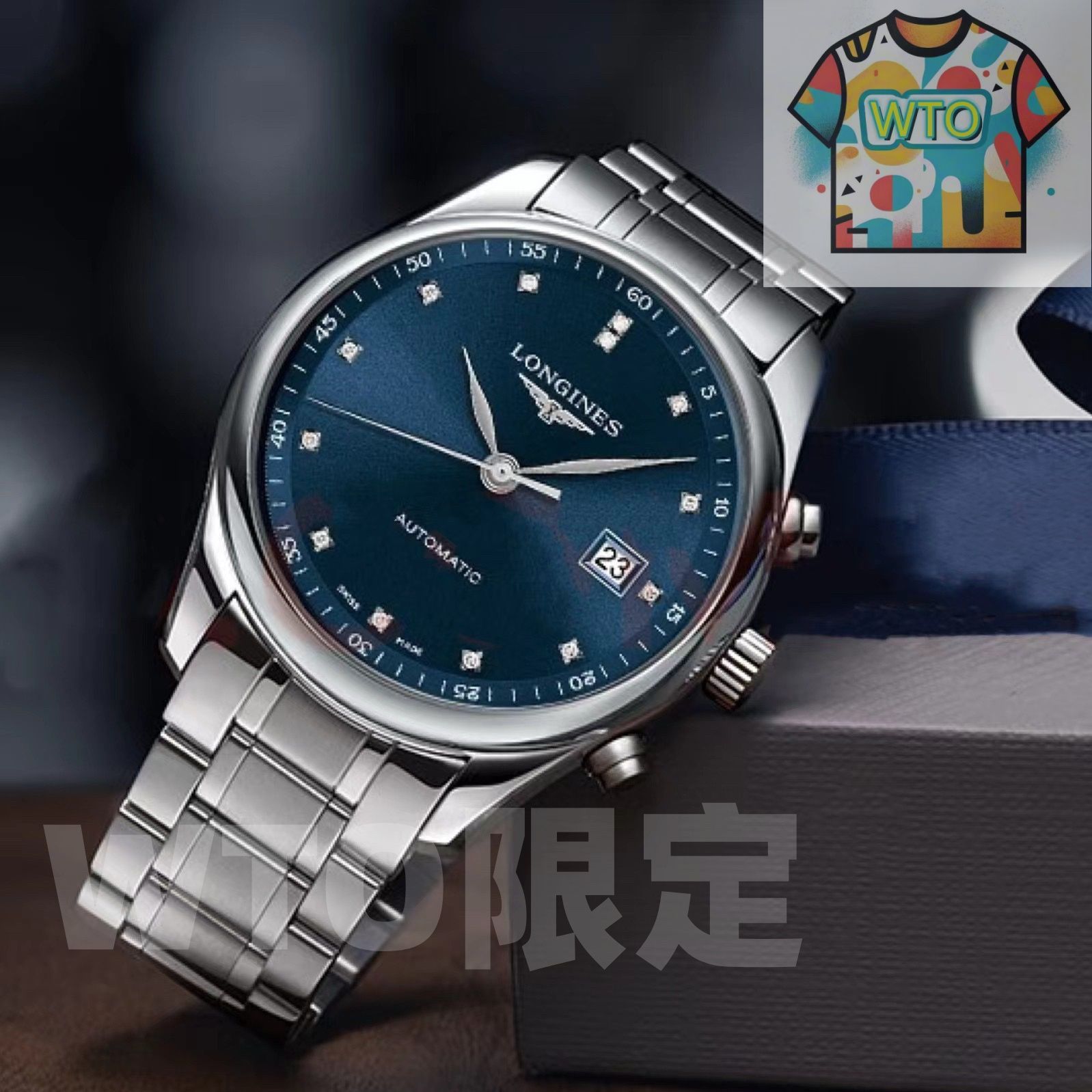 LONGINES ロンジン マスター メンズウォッチ - 40mm カレンダー表示 -WTO店名をご ください-WTO輸入-JKW53
