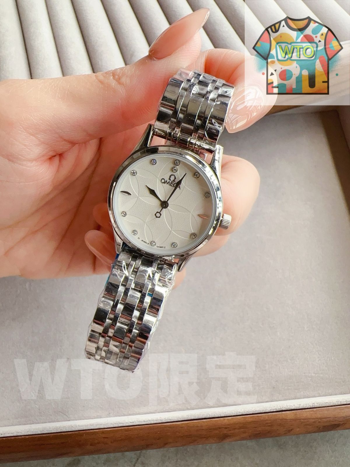  OMEGA オメガ レディース腕時計 32 mm クオーツ マルチ レザー WTO通販 WTO店名をご ください WTO輸入 CNV 21 自動巻き時計 腕時計(アナログ)