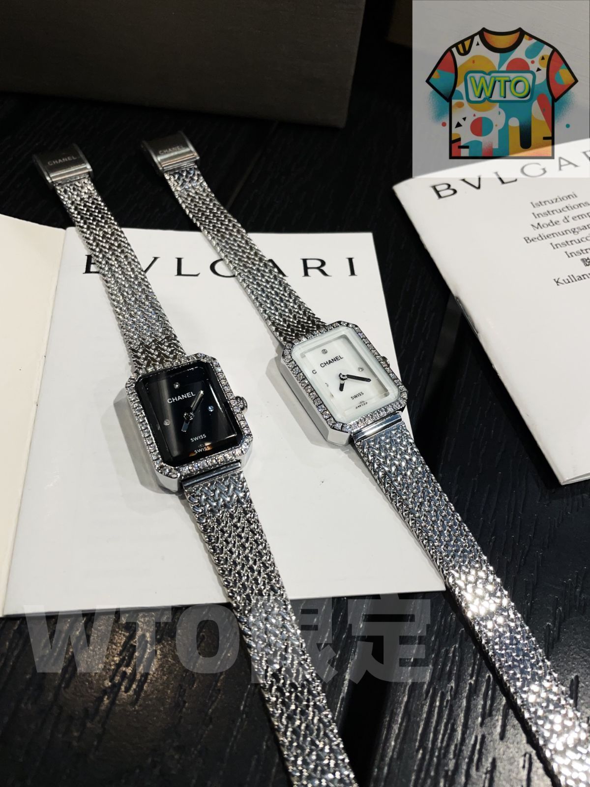 CHANEL シャネル プレミエール レディース腕時計|ホワイトマザーオブパール×ダイヤモンド|実物撮影 -WTO店名をご ください-WTO輸入-SWM85