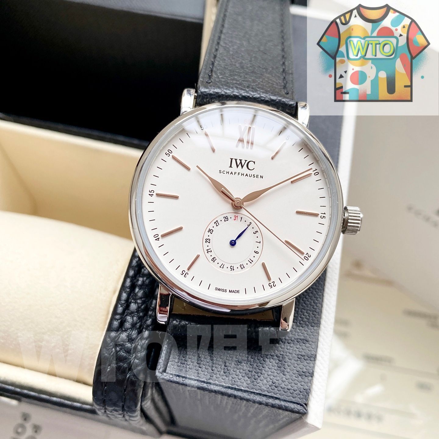  IWC アイダブリューシー ポートフィノ 39 mm カレンダー機能 機械式 WTO店名をご ください WTO輸入 JSU 32 自動巻き時計 腕時計(アナログ)