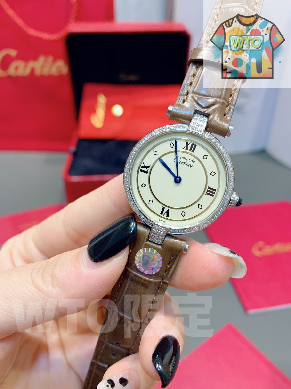 CARTIER カルティエ マスト レディース腕時計 30mm｜ヴィンテージデザイン×イタリアンレザー｜WTO通販 -WTO店名をご ください-WTO輸入-QDK37