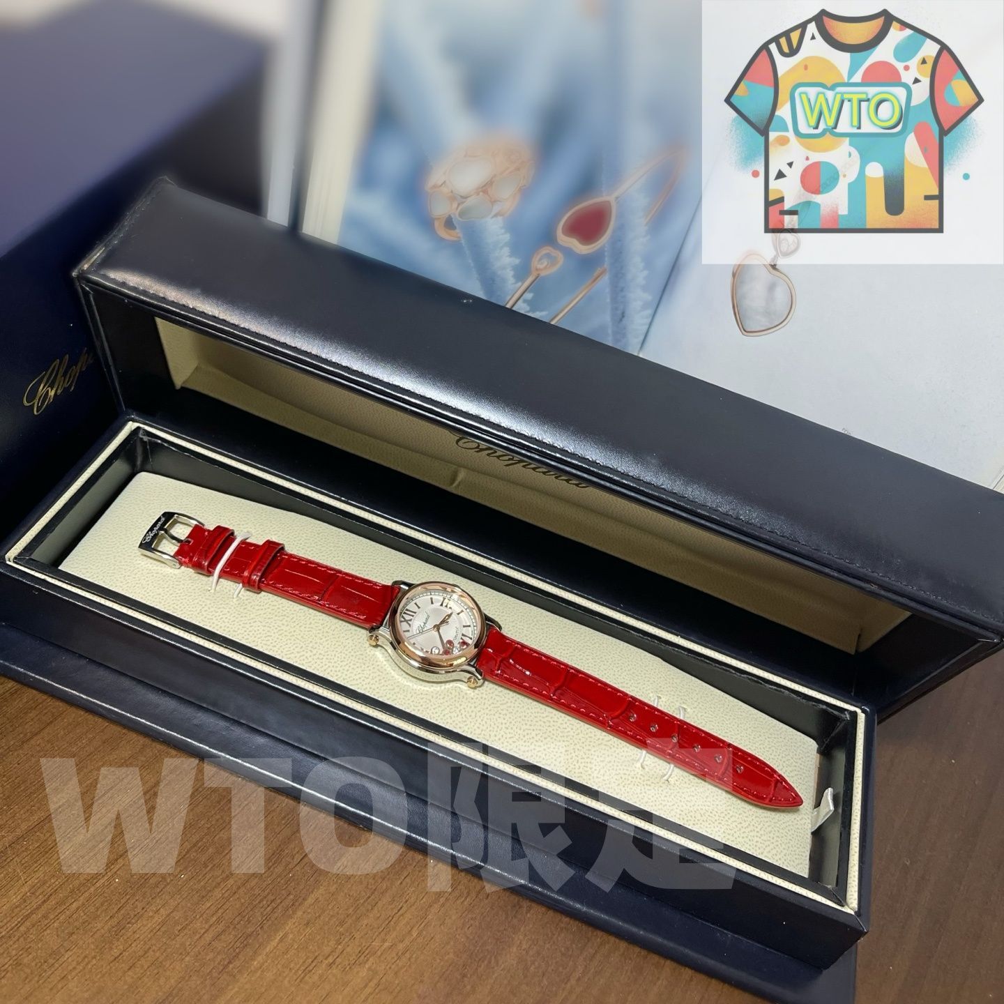 CARTIER カルティエ Happy Sport 5ダイヤモンド レディースウォッチ - ケース カード 袋付き -WTO店名をご ください-WTO輸入-EQO29