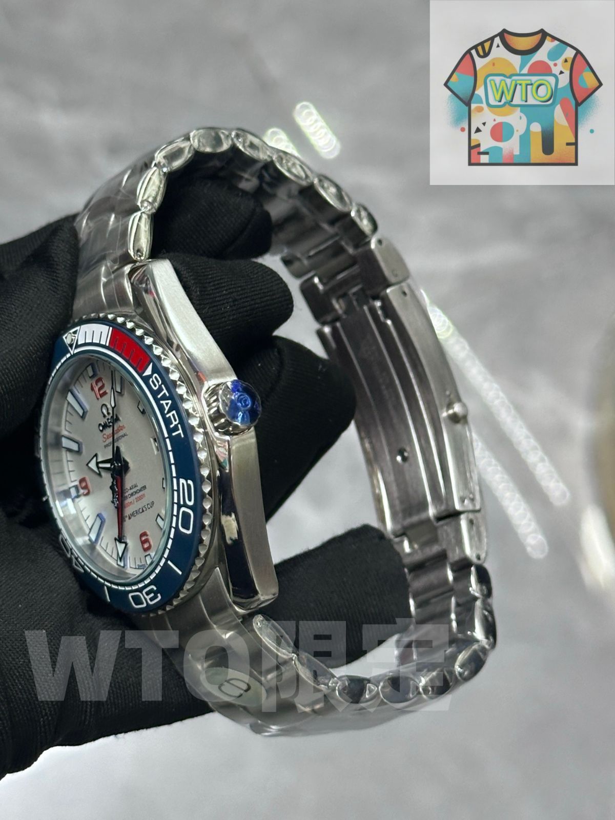  OMEGA シーマスター 600 M メンズウォッチ 自動巻き機械式 m防水 WTO店名をご ください WTO輸入 WJA 10 自動巻き時計 腕時計(アナログ)