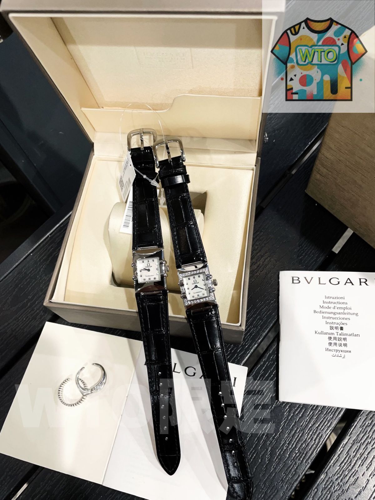  OMEGA コンステレーション レトロスタイル 22mmx24mm ダイヤモンドベゼル 母貝文字盤 WTO店名をご ください WTO輸入 ELM61 ニット 自動巻き時計 腕時計(アナログ)