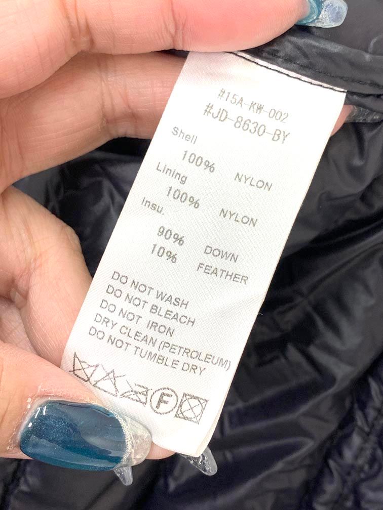  DANTON ダントン JD-8630 Vネックインナーダウン ベスト size 34 グレー レディース ベスト ジレ ベスト ジレ ビスチェ