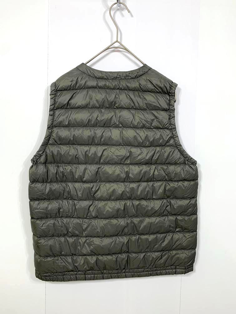 DANTON ダントン JD-8630 Vネックインナーダウン ベスト size34 グレー レディース