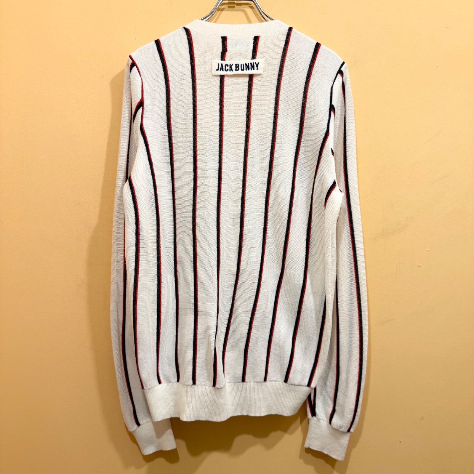 新品未使用★JACKBUNNY ストライプ カーディガン　サイズ2 Jack Bunny!! by PEARLY GATES ジャックバニー パーリーゲイツ